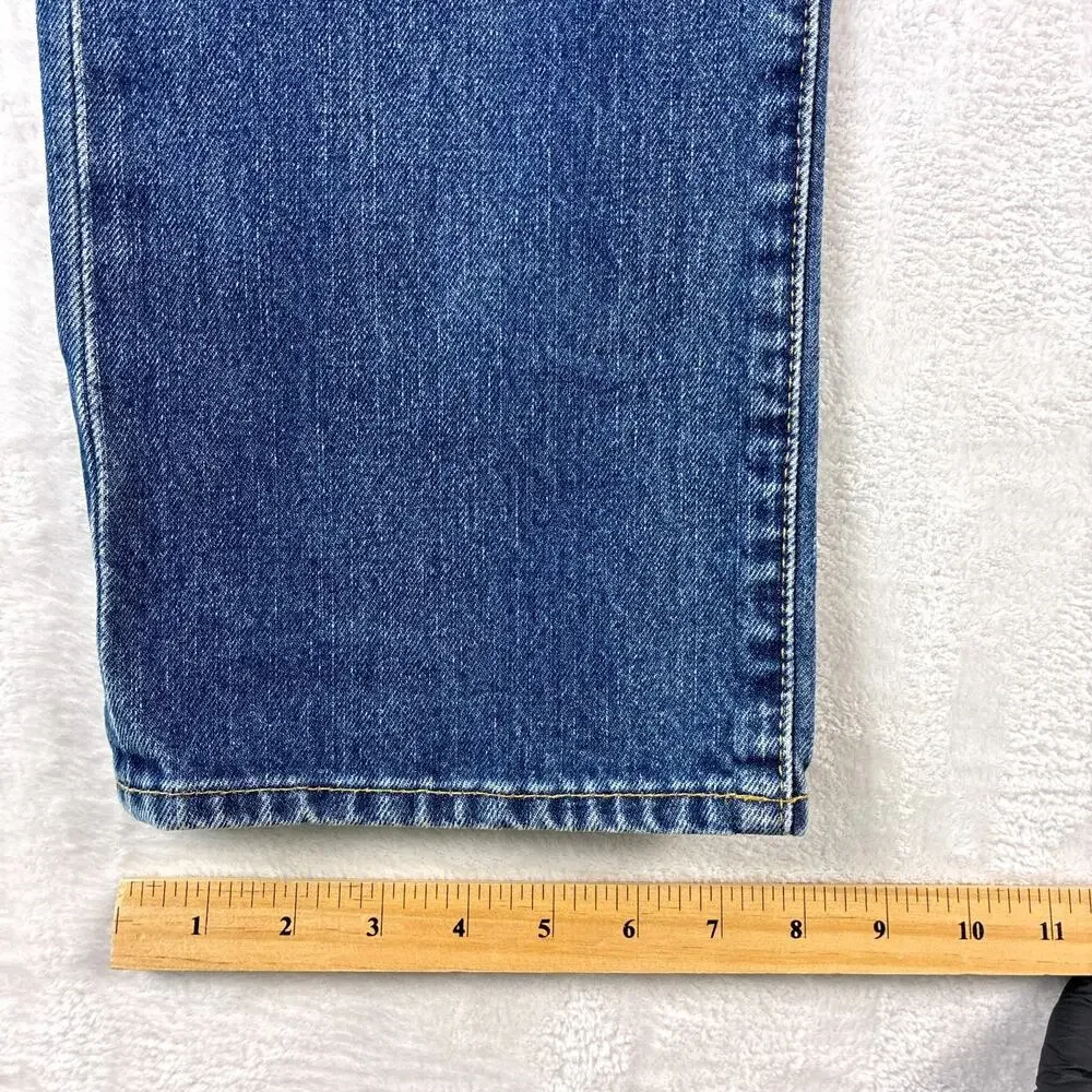 Polo Ralph Lauren Jeans Mens 36x32 Varick Faded Whiskered Preppy Western Y2K - Picture 10 of 14